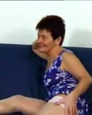 Granny in White Stockings Eats the Boy