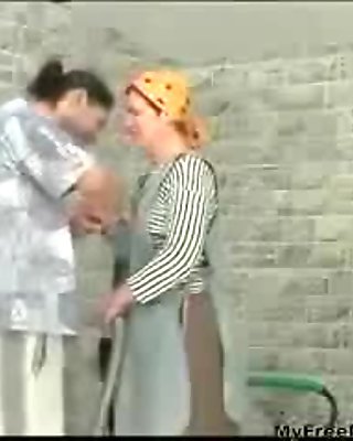 Cleaning Lady Gets Nailed mature mature porn granny old cumshots cumshot