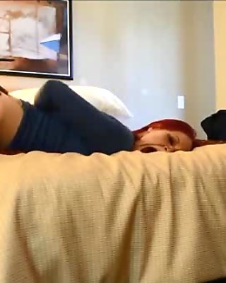 she is on the cock and she rides him silly