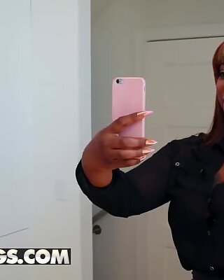 Reality Kings - Thicc ebony bbw Victoria Cakes works big cock