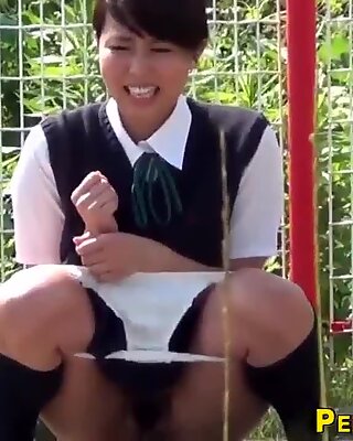 Japanese teens urinate and get spied on