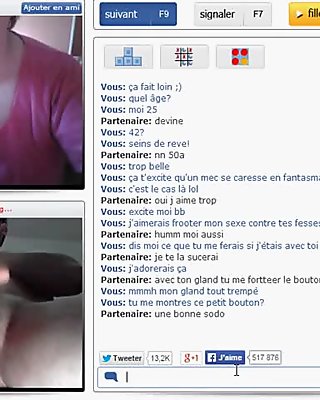 Chatroulette: français femme mûre veut Ma sperme